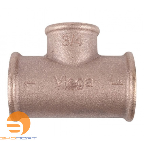 Тройник ВР 1 х 3/4 х 1 (бронза) Viega