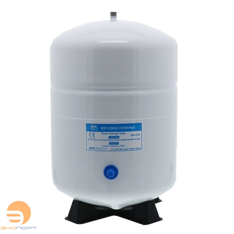 Мембранный бак 12/8 л металл