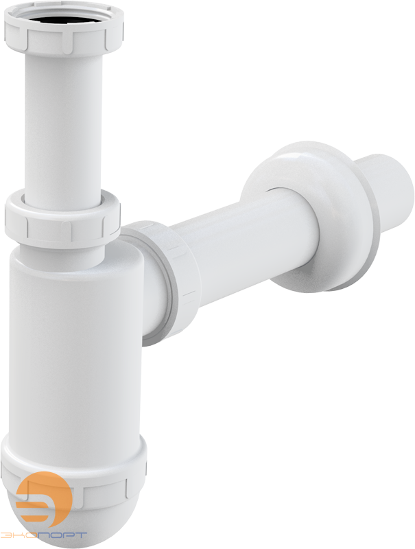 Сифон для умывальника без выпуска 11/4 Dn 40, нерж ALCA PLAST