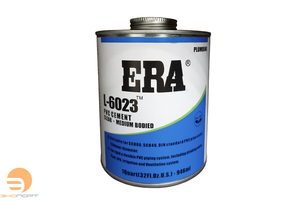Клей для ПВХ ERA, 0,946 л