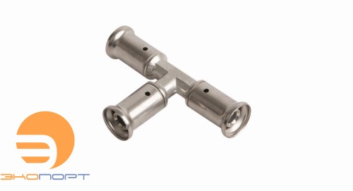 Тройник 16-16-16 латунь, пресс HENCO