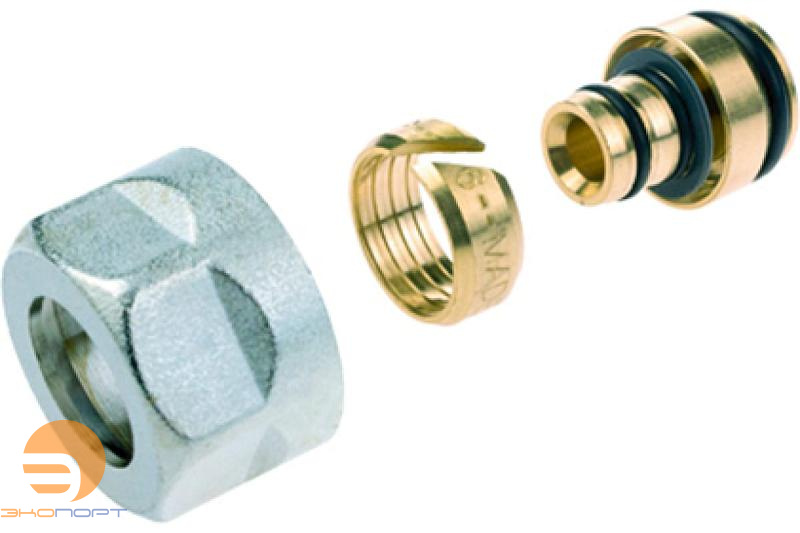 Соединение резьбозажим. 16,2х2,6 (резьба 3/4") для PE-X ELSEN MONOLIT