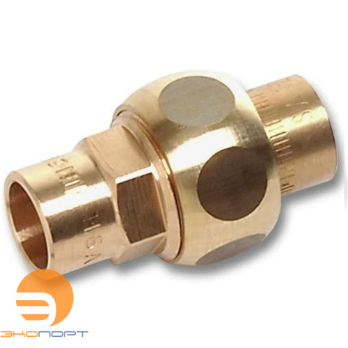 Сгон (американка) пайка-пайка 15 х 15 с плоским уплотнением Sanha