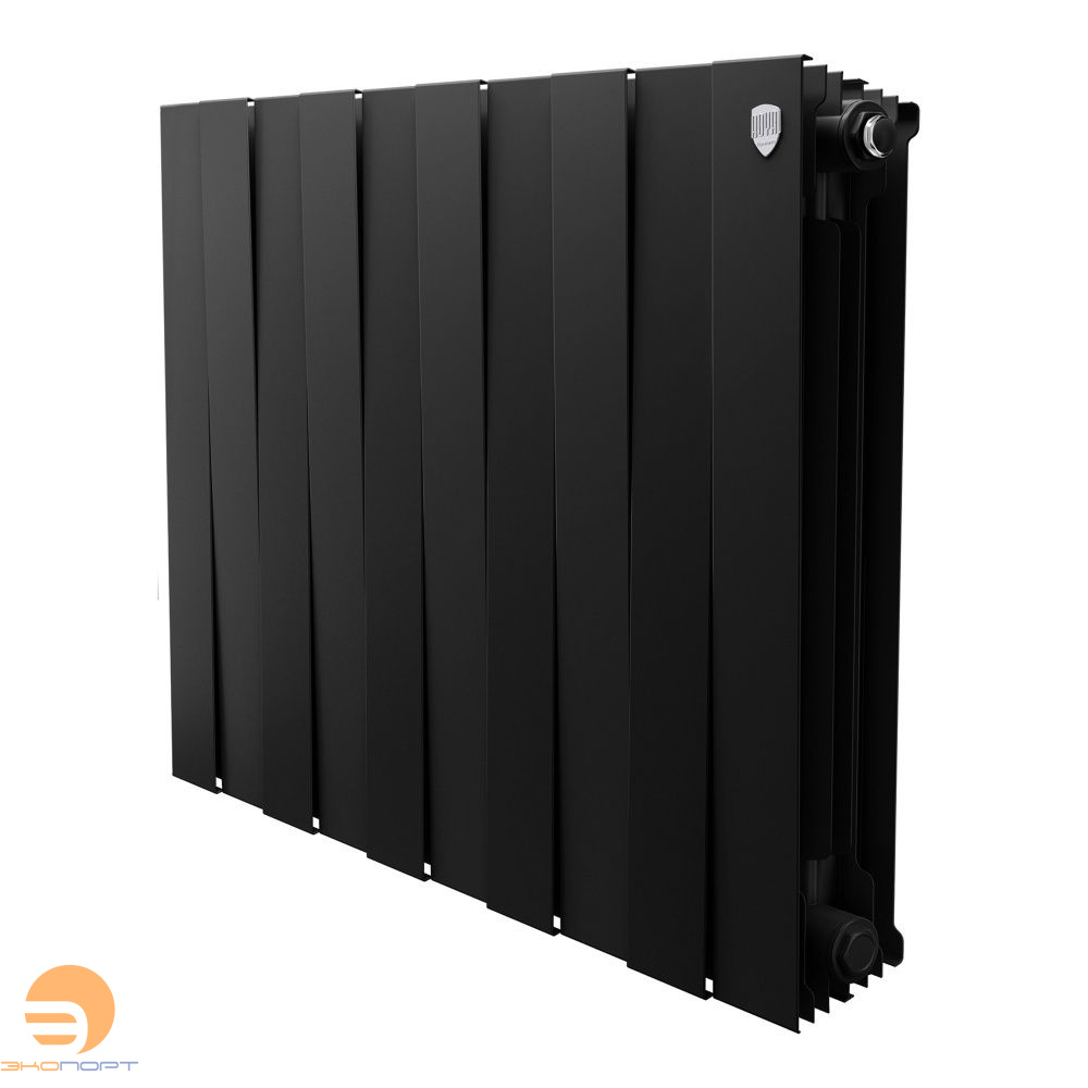 Радиатор биметаллический PianoForte Noir Sable 500/100 10 секций Royal Thermo