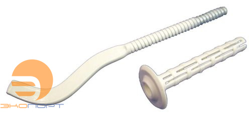 Кронштейн для радиатора анкерный плоский  обрезиненный170 (2 шт) OTER