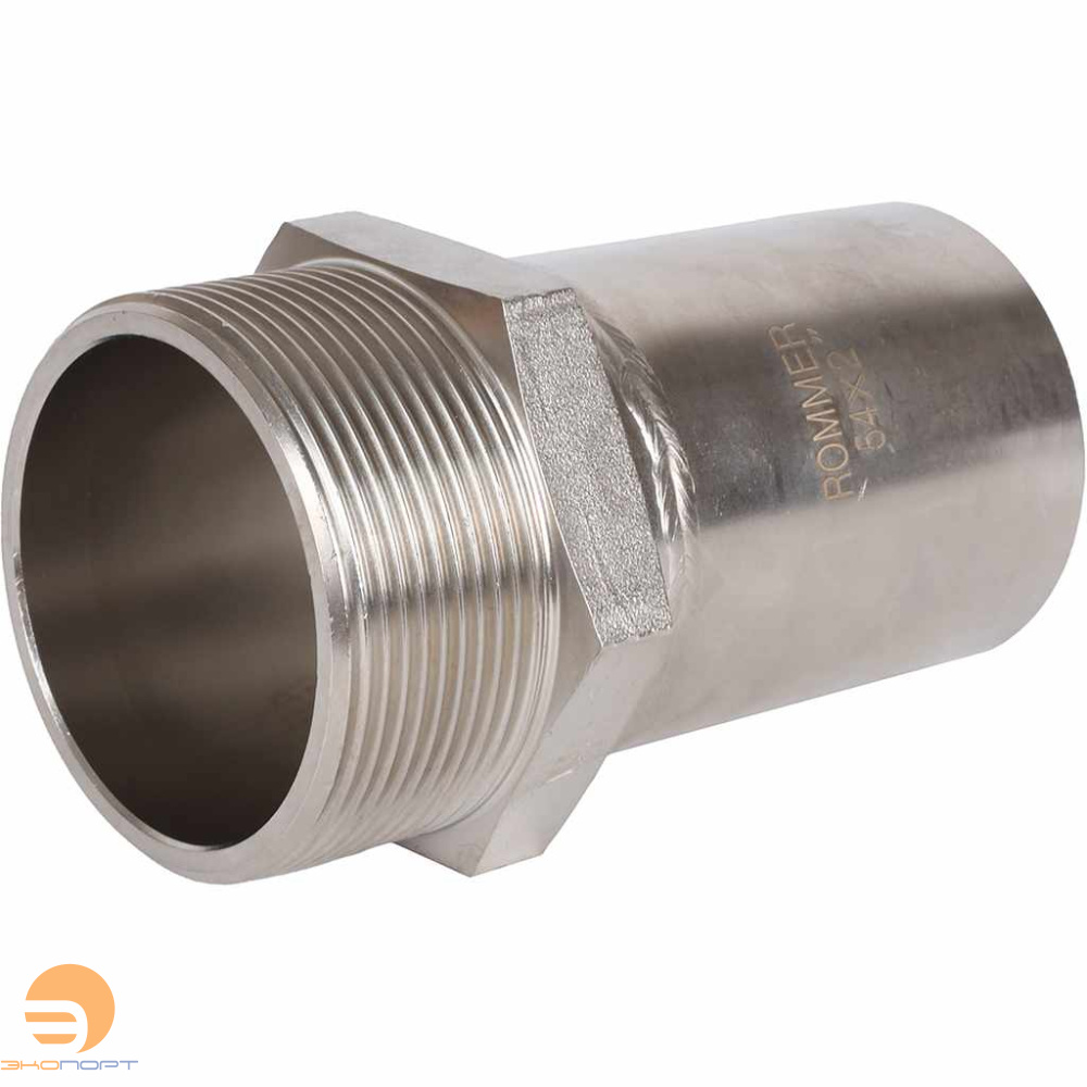 Вставка переходная 54-2 НР нерж. пресс. Rommer