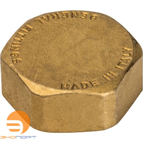 Заглушка ВР 1 (латунь) STOUT