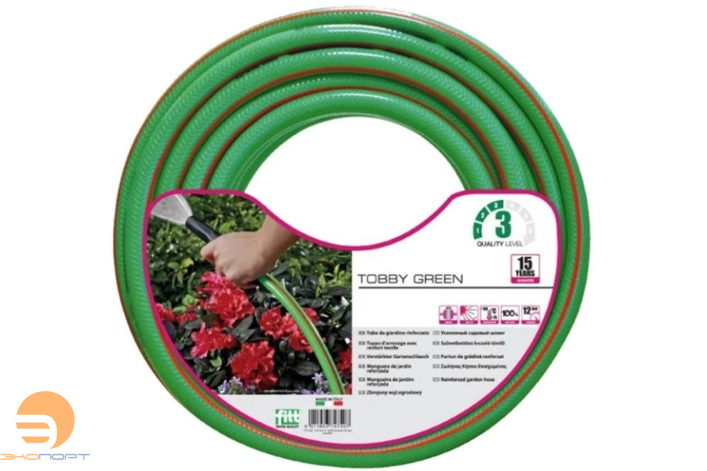 Шланг 1/2" 25м Tobby Green