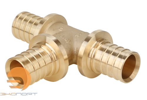Тройник 25-25-25 латунь Gappo