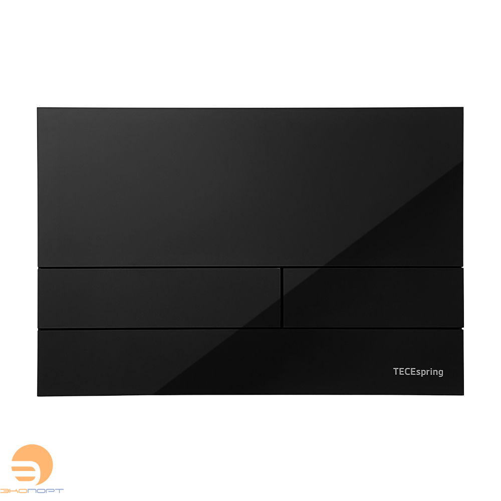 Панель смыва TECEspring square (прямоугольные клавиши) акрил, черный глянцевый
