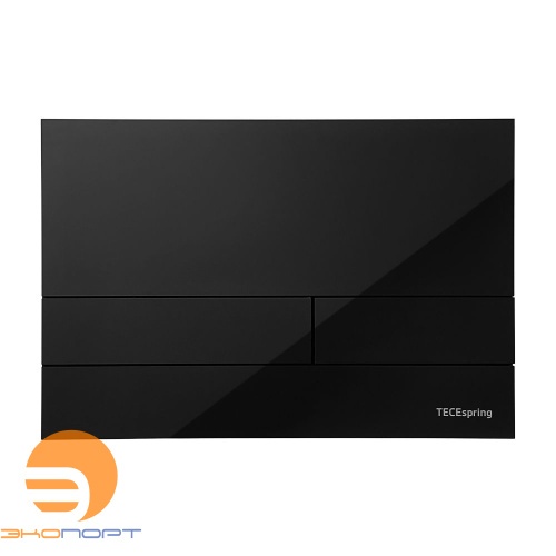 Панель смыва TECEspring square (прямоугольные клавиши) акрил, черный глянцевый