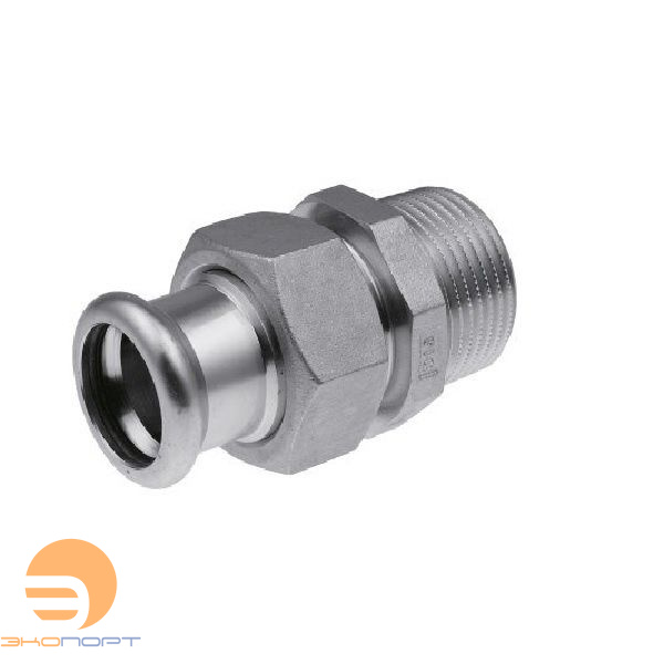 Соединитель раз. (американка) Inox press 18хR3/4" НР нерж. KAN-Therm