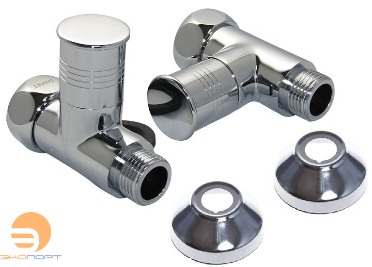 Кран прямой, колпачок 1"х1/2" г/ш с отражателем SMART/Компл ПАРА (2шт.)