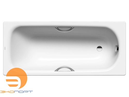 Ванна Saniform Plus Star 180х80 Мод.337 белый + отв.под ручки + easy-clean, KALDEWEI