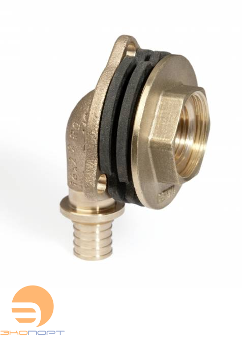 Угольник 16 - Rp 1/2" х 18 латунь,для подсоед. сливного бочка rautitan MX Reha