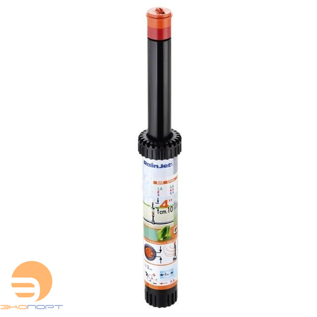 Разбрызгиватель (S=11,2м2) выдвижной на прямоугольный участок, краевой h=4"-10см