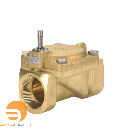 Клапан соленоидный EV220WR НЗ G1 1/2" Ду40 Kv 25,6м3/ч EPDM (0,3-16 бар) 230 В 50/60 Гц