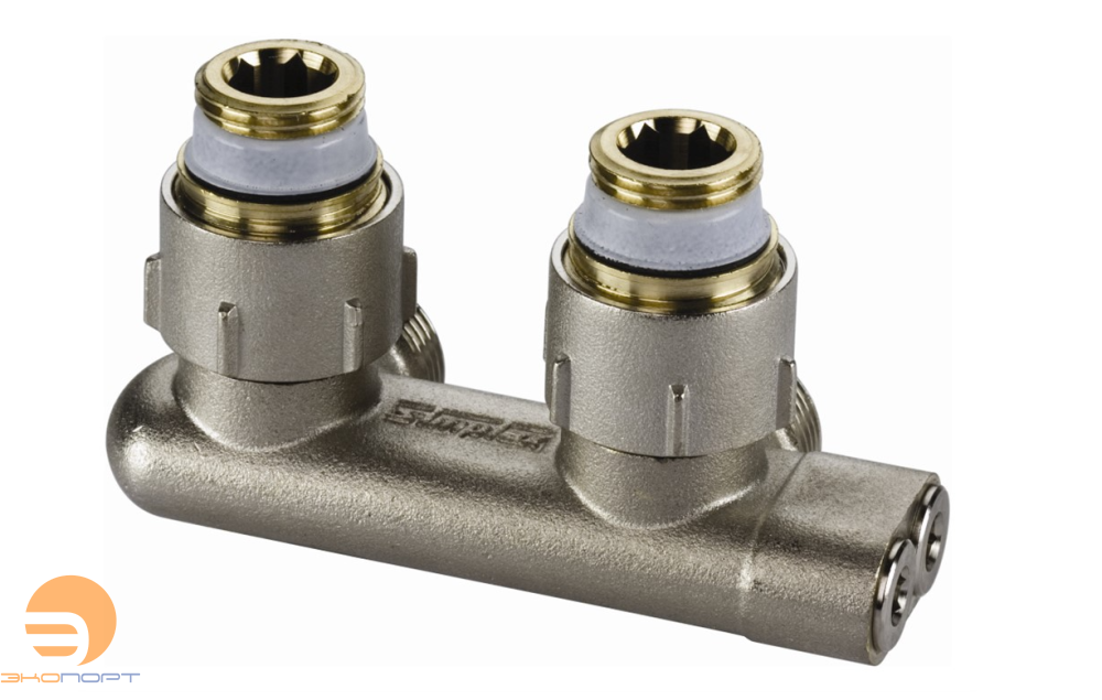 Узел нижнего подкл. перекрестный угловой, ВР1/2х3/4НР Simplex