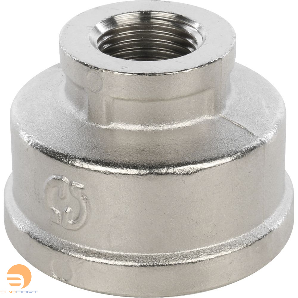 Муфта переходная ВВ 11/2х3/4 (никель) Stout