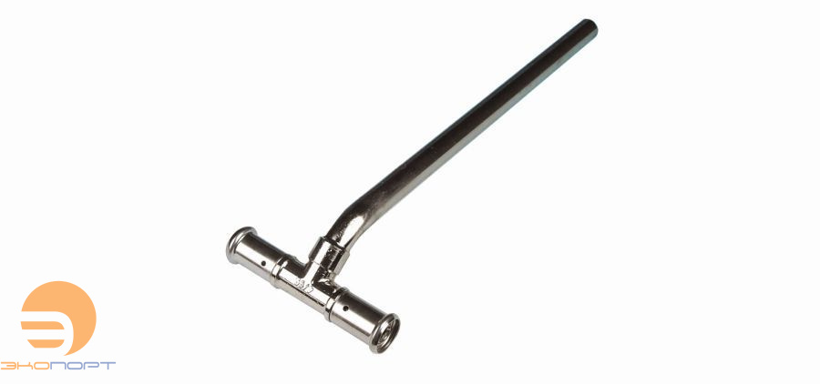 Трубка никелированная медная Т-обр. 15х300 мм Henco