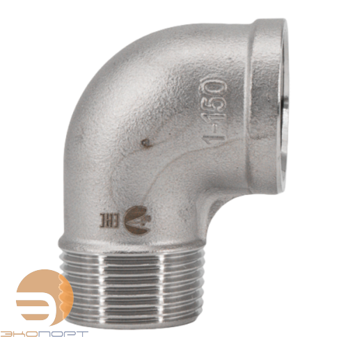 Отвод 90град ВH 3/8" PN16 нерж. сталь AISI316
