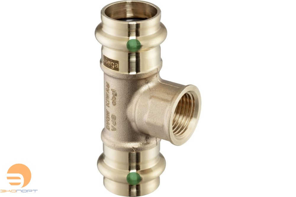 Тройник 28х1/2х28 ВН  press SC-Control Viega