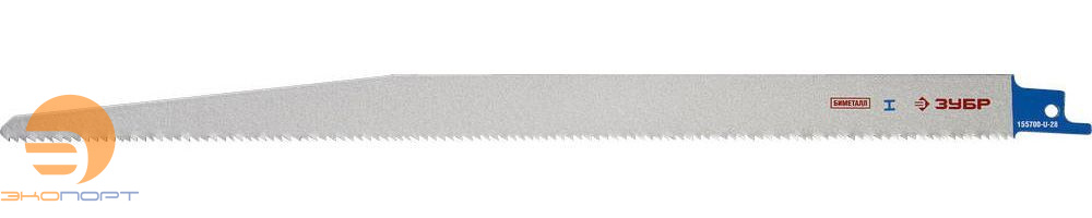 Полотно для сабельной пилы  L-280/300, Bi-Met ЗУБР S1222VF
