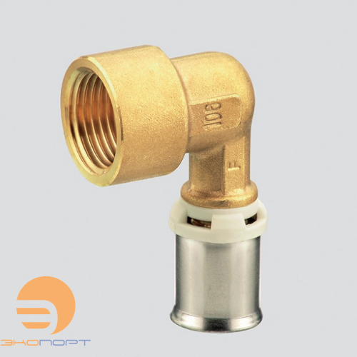 Угольник 90* 26х3/4" ВР alpex-duo XS латунь  Frankische