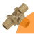 Тройник 18*2,5/18*2,5/14*2 Push латунь Push KAN-therm