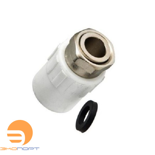 Муфта с накидной гайкой 20х3/4" PPRC FUSITEK