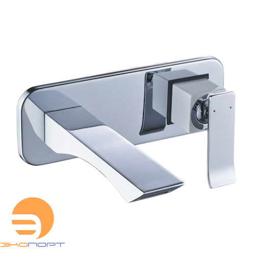 Смеситель для умывальника CONTEST, встраиваемый, хром/белый, LEMARK