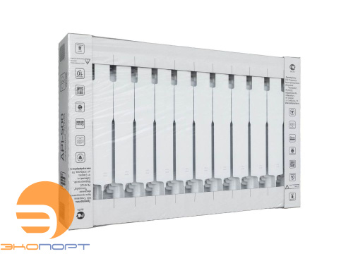 Радиатор алюминиевый 500/90 12 секций Теплоприбор