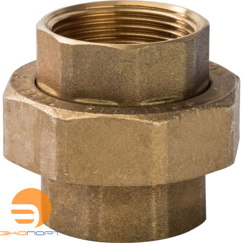 Сгон прямой (американка)  11/4" (латунь) ВВ STOUT