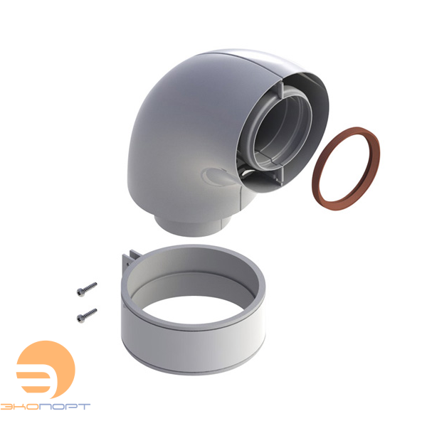 Колено подключения коаксиальное DN60/100 (Ariston/Vailant)