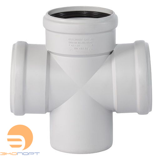 Крестовина для бесшум. канализации SKDA110/110/110*87, Ger