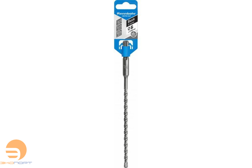 Сверло-бур д/бет. SDS+ 06 x 210мм "Rennbohr Basic" КРЕПЕЖ