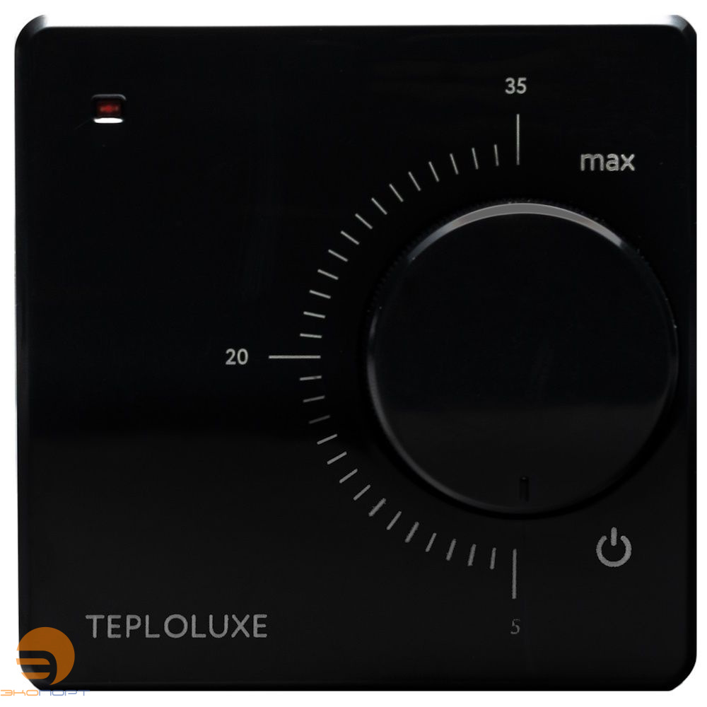 Терморегулятор механический LC 001 черный Теплолюкс