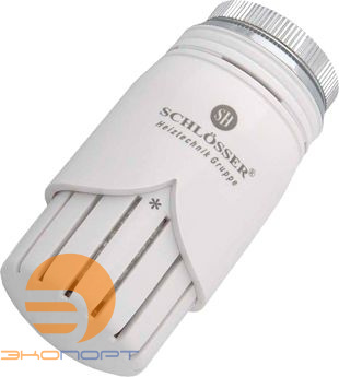 Термостатическая головка Diamant Ht M28x1,5 (под клапан Herz TS-90)  БЕЛЫЙ Schlosser