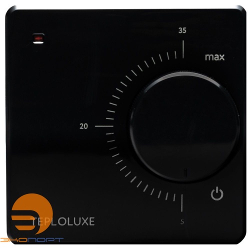 Терморегулятор механический LC 001 черный Теплолюкс