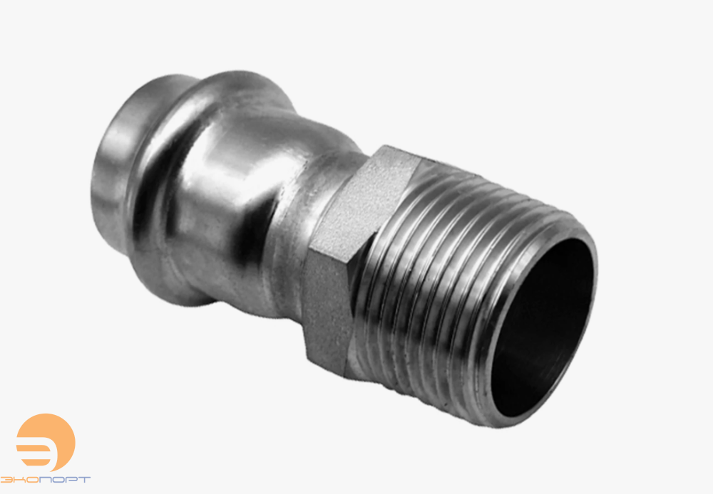 Переходник 18х1/2 НР нерж. Kromwell