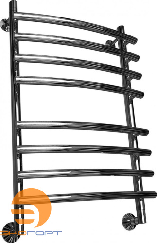 Полотенцесушитель R primo 80/50 см 1"-3/4"-1/2", хром, нержавеющая сталь, нижнее подключение Водяной (К1), ДВИН