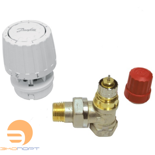 Комплект клапана RA-N-15 угл. и термоэлемента RTR 7090 (013G7013 + 013G7090) 