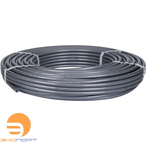 Труба PE-Xa 16x2.2 серая (бухта 100м) STOUT (кратно бухте )