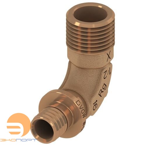 Уголок с НР  16 х 1/2" бронза TECE