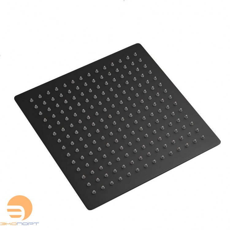 Верхний душ VENTAS S BLACK (25см) Черный матовый BERGES