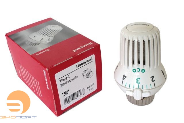 Термоголовка Thera-3 HiFlo (T6001HF) с увеличенной амплитудой хода штока Honeywell