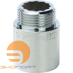 Удлинитель  НВ 30ммх3/4" хром  STOUT