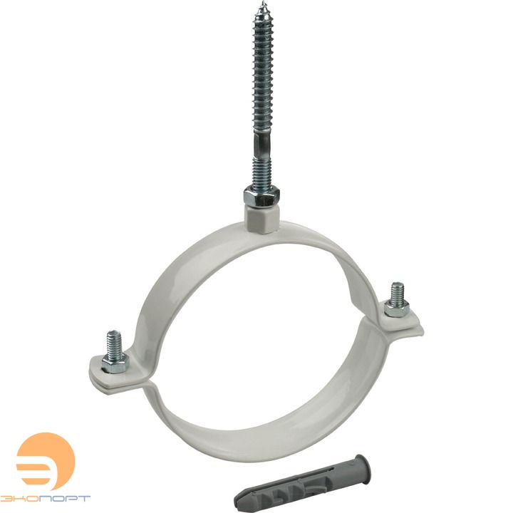 Элемент дымохода хомут крепежный DN100, для крепления к стене STOUT