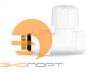 Клапан термостатический радиаторный 1/2 прямой белый Varmega