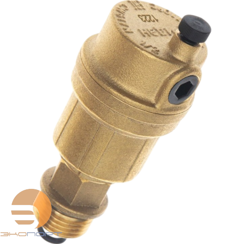 Воздухоотводчик Airvent-R PN10 DN10 с обратным клапаном DN15 Т от -10…+110С; корпус латунь, Ридан